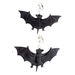 Náušnice s klipom v tvare netopiera